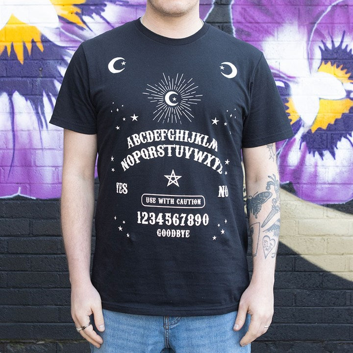 Black Talking Board Unisex T-shirt Size M