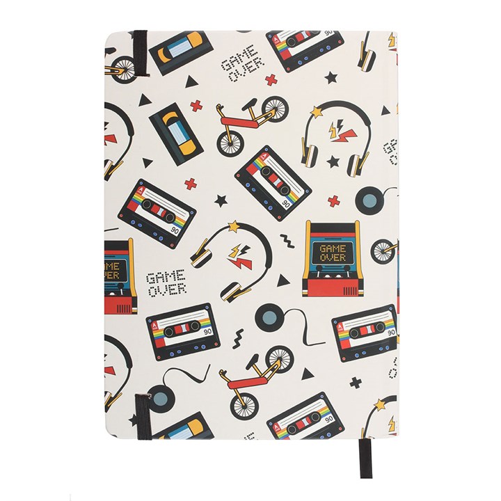 Retro 80s Print A5 Notebook