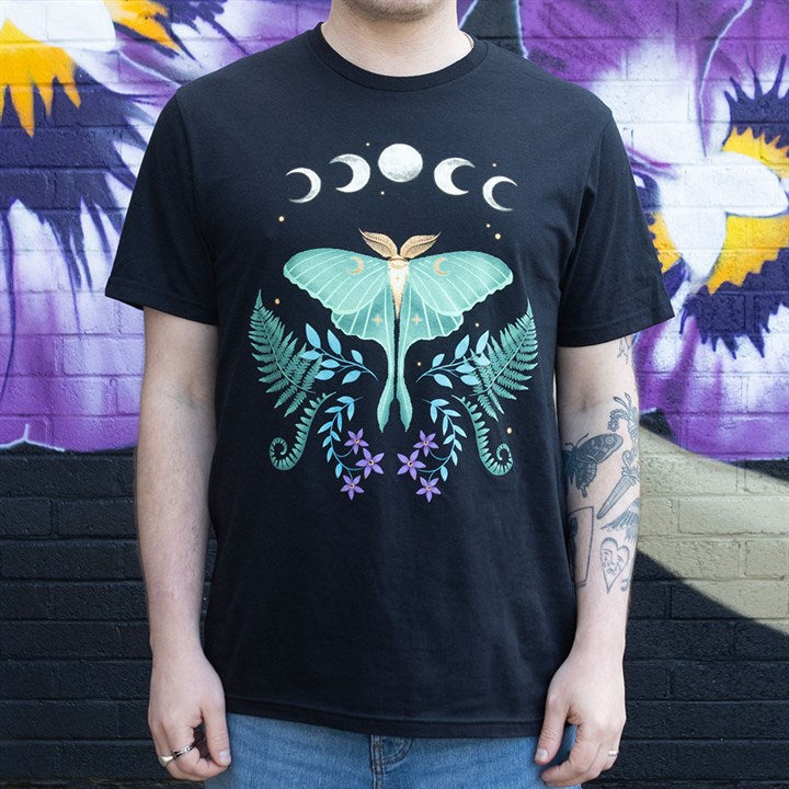 Luna Moth Unisex T-shirt Size S
