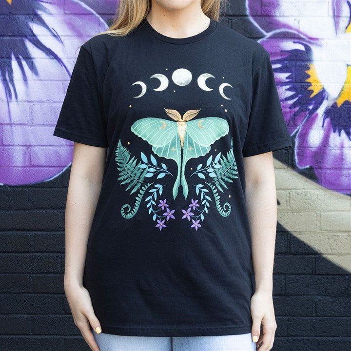 Luna Moth Unisex T-shirt Size XL
