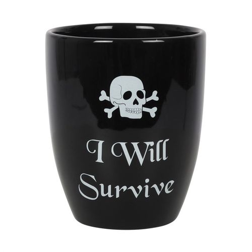 I Will Survive Gothic Plant Pot